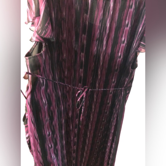 Penningtons Purple Stripe Dress - Picture 2 of 4